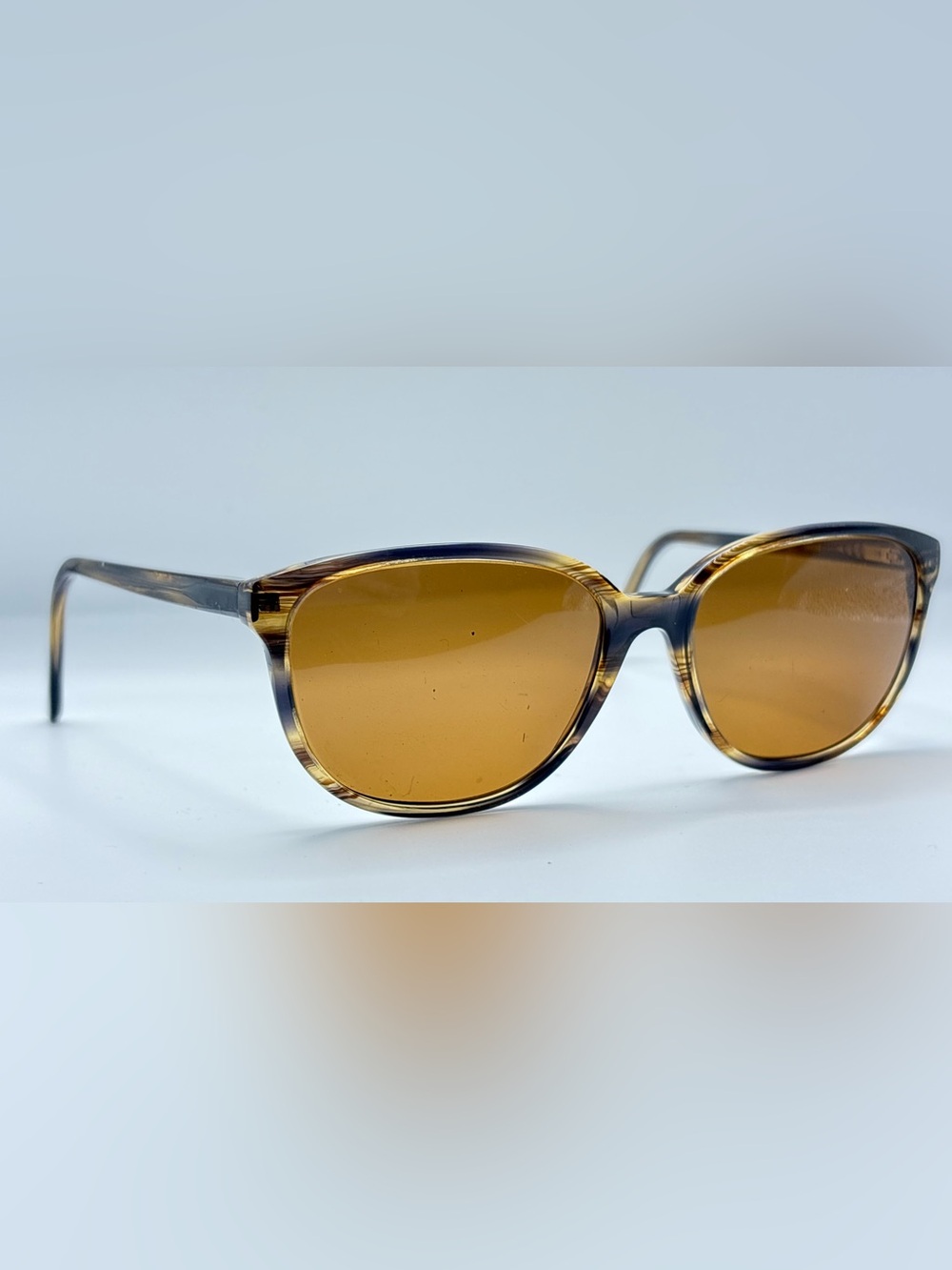 Kirkland Signature 1093252 Brown Oval Sunglasses Frames Only Italy